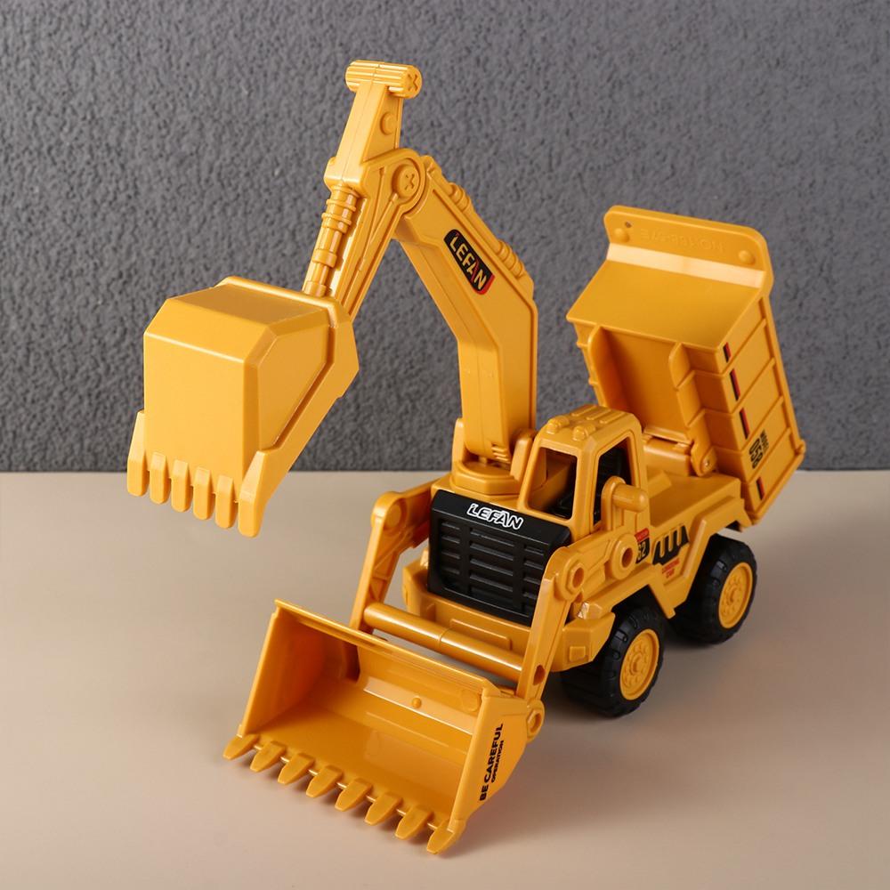 Vehicles Toy Engineering Car Toy Yellow Children Excavator Toy Dump Truck Model Toy  Parent-child