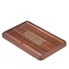 Handun Solid Wood Tea Tray with Drainage