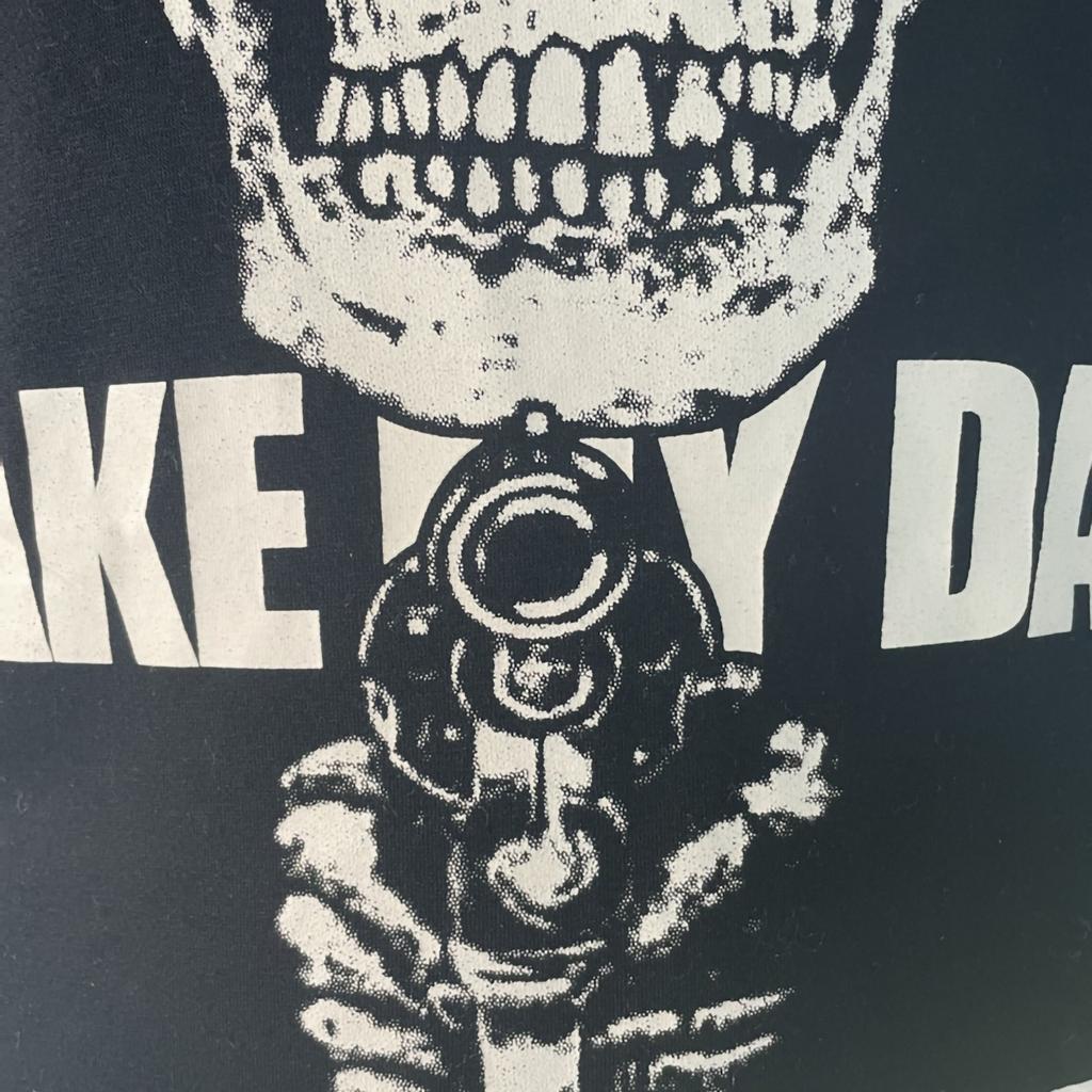 Women Bodycon Vest, Black Skull and Letters Print U-neck Tank Tops for Club Wear, S/ M/ L/ XL