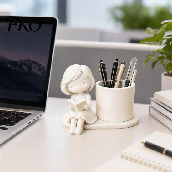 3D Printed Pen Holder Holder, Creative Desktop Organizer for Pencils Gel Pens Storage Container Makeup Brushes, Office And Study Use