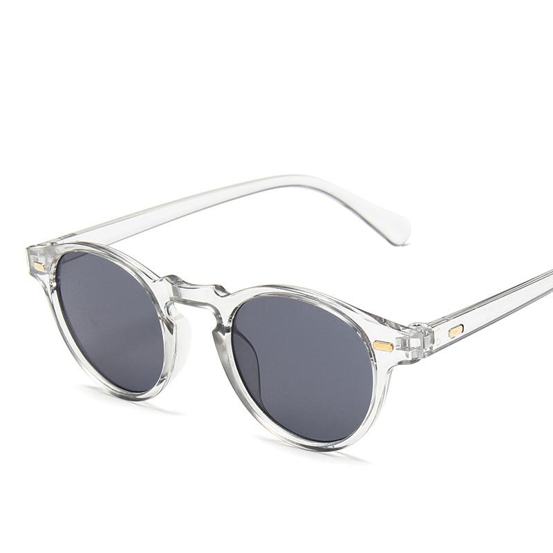 Retro Fashion Round Sun Glasses Women Men Simple Classic Sunglasses Leisure Driving Female Male Eyeglasses