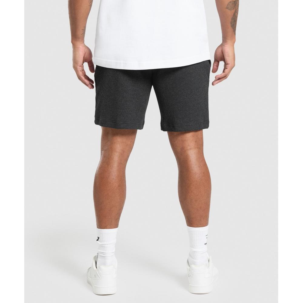 Gymshark Вафельные шорты черные A1b4t Bc8x