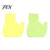 Easy to Remove Memo Strips 2PCS Cute Cat Shaped Sticky Notepads, Multi Color Macaron Adhesive Decorative Book Annotation Tools Pads, Compact Note Tabs