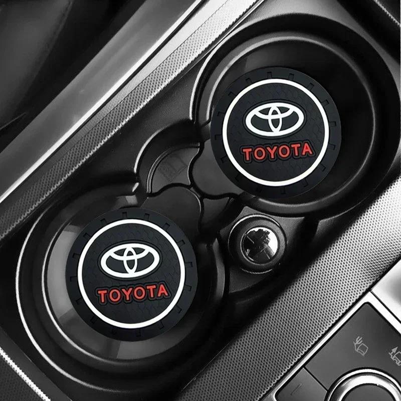 1/2 шт. Водонепроницаемые коврики для автомобиля Черные противоскользящие коврики Автозапчасти Для Toyota Prius Avensis Rav4 Auris Yaris Verso Land Cruiser Camry