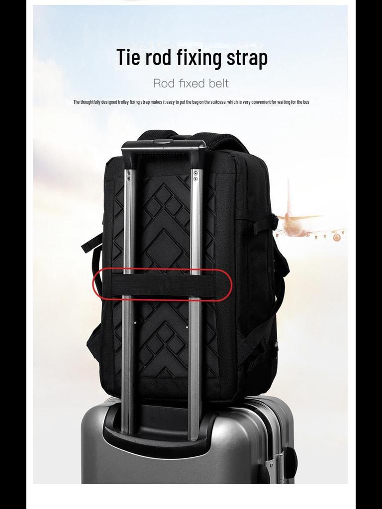 Мужской многофункциональный водонепроницаемый компьютерный рюкзак Oxford большой вместимости