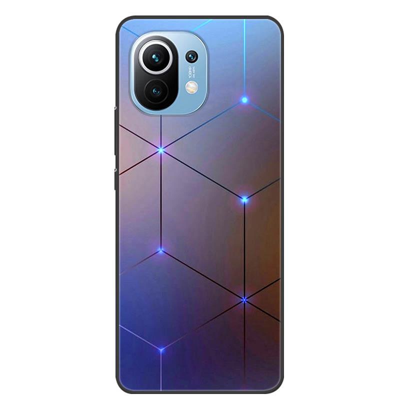 Чехол для Xiaomi 11 Lite 5G NE Защитные силиконовые TPU чехлы для телефона для Xiaomi Mi 11 Lite 5G Ударопрочные чехлы 11Lite Мягкие Fundas