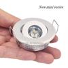 Dimmable LED New Mini Downlights 1W/3W Spotlights Embedded Sky Lights AC85-265V Seiko Aluminum Home Commercial Lighting