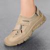 Men Outdoor Yozgi Sandallar Erkaklar To'rli Suv Sporti Poyafzallari Sandal Flats 2024 Erkaklar Trekking Sandaliyasi Kovak Nafas Oladigan Kundalik Poyafzal
