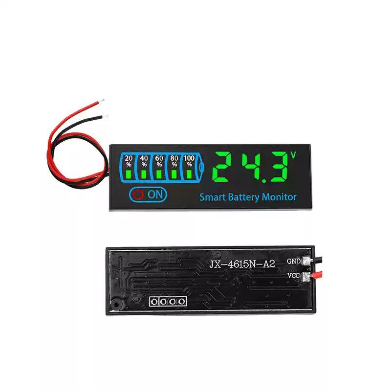 Индикатор уровня заряда батареи DC7-55V 12V 24V Плата емкости литиевой батареи 18650 Тестер заряда батареи
