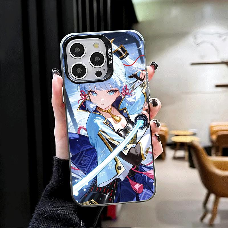 Genshin Impact Kamisato Ayaka Shockproof Phone Case for iPhone 17 Air 16 16E 15 Pro Max 14 Plus 13 Mini 12 Back Cover Anti Fall