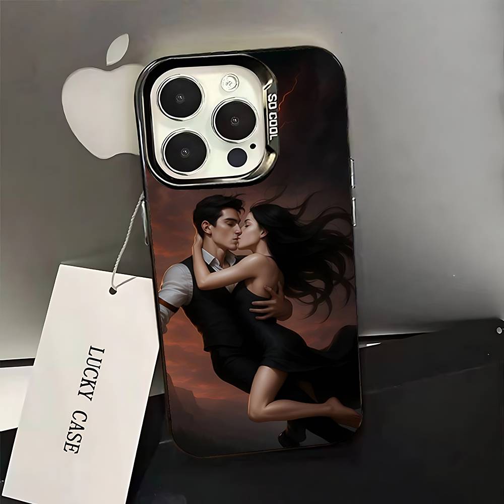 Чехол для телефона Romance Club для iPhone 16,15,14,13,12,11,Pro,XS,Max,Plus,Mini,SE Черный Конфетный Матовый Ударопрочный Чехол