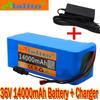 36v Battery 10s4p 14h Battery Pack 500w High Power Battery 42v 14000mah Ebike Electric Bicycle Bms +42v Charger