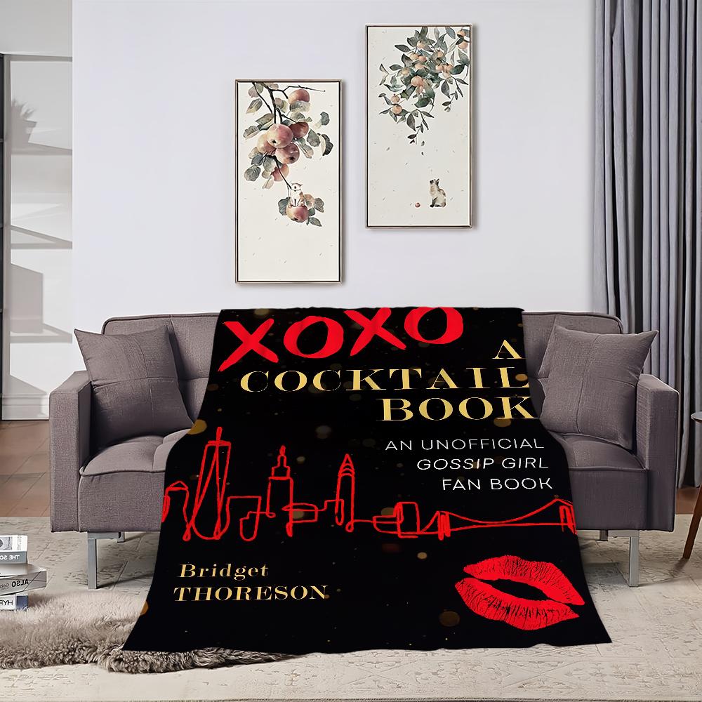 ТВ Классика G-Сплетница Xoxo Плед Плюшевый Коврик для Дивана и Сна Гостиная Теплый Офис Спальня День Рождения Дом Путешествия Детские Подарки