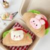 Cartoon French Croissant Plush Doll Pendant Bag Keychain Doll