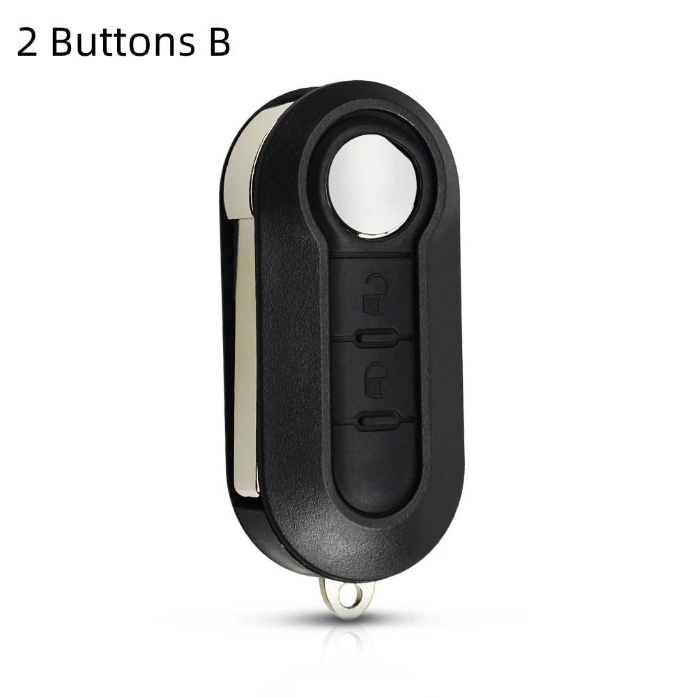 2/3 кнопки откидной складной чехол для дистанционного ключа чехол для брелоков для FIAT 500 Panda Punto Bravo автосигнализация без ключа SIP22 Blade