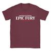 Футболка FAFO Operation Epic Fury Летняя Новинка Хлопок Круглый вырез Большой размер Топы Футболки Короткий рукав Винтажная Футболка