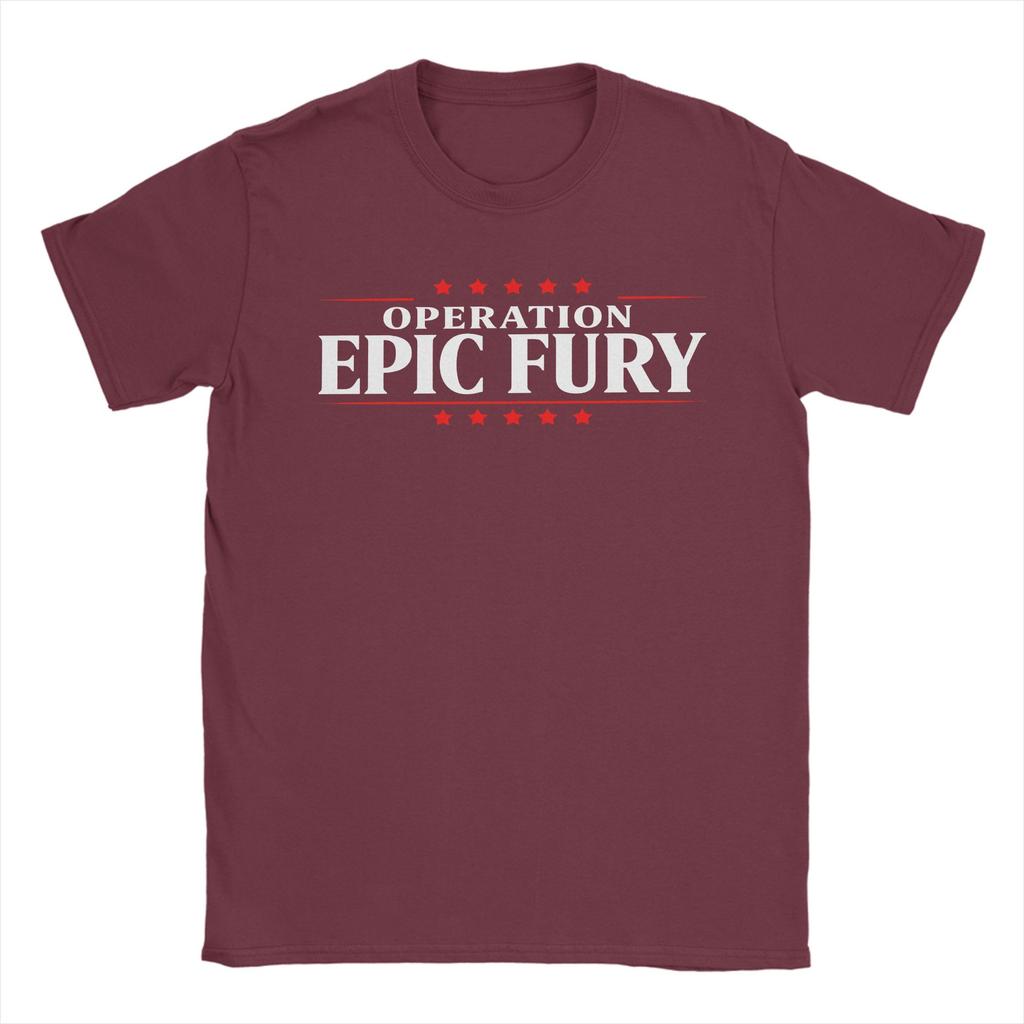 Футболка FAFO Operation Epic Fury Летняя Новинка Хлопок Круглый вырез Большой размер Топы Футболки Короткий рукав Винтажная Футболка