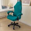 Office Gaming Chair Cover Elastic Fabric Wear Resistant Solid Color Non-Fading Moisture-Wicking Breathable Computer Rotating Armchair Seat Cover