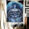 Ranni Tide Wall Hanging Printed Fabric Blanket Decorative Tapestries for Bedroom Living Room Home Decor