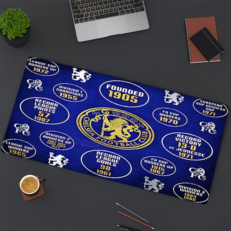 football club F.C Print Mouse Pad, for Keyboard Pad Laptop PC Mat for Office Home Use, Desk Decor, Perfect Birthday Gift for Gamers