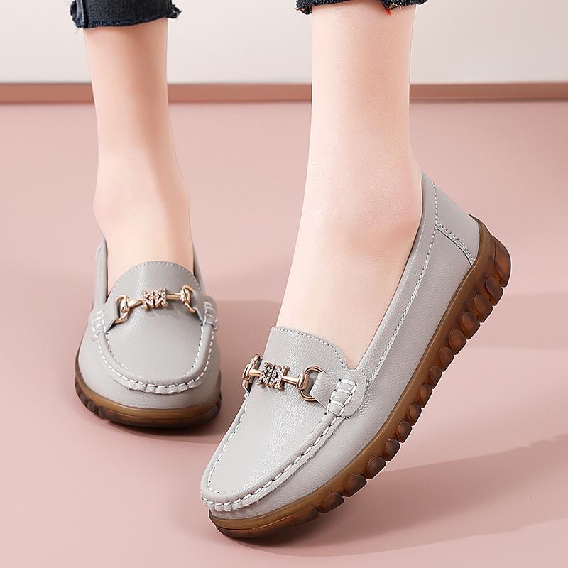 Женские удобные пенни-лоферы из искусственной кожи, повседневные, легкие, без застежек, прогулочные, мокасины для вождения, туфли-лодочки для женщин, деловые, рабочие, модельные туфли