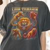 Lion Tamarin Shirt, 90s Bootleg Rap Tee, Golden Primate Graphic T-Shirt, Monkey Lover Gift