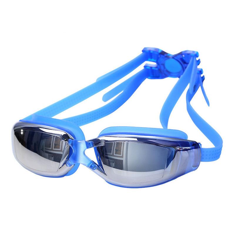 Adult Professional Myopia Swimming Glasses Adjustable HD Anti Fog Diopter Electroplate Goggles Swimming Equipment