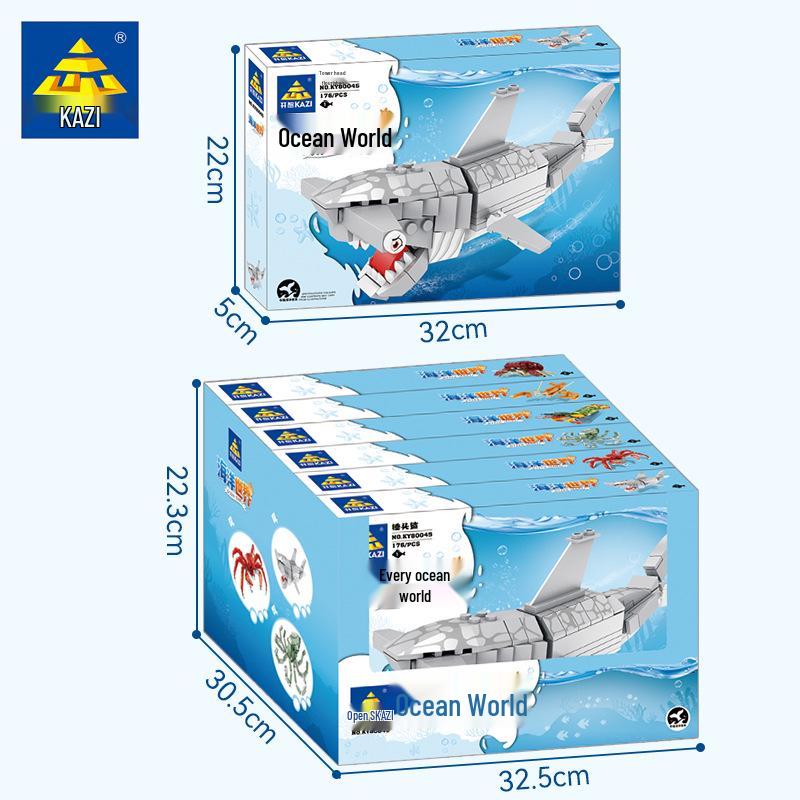 KaiZhi Ocean Building Blocks Educational Toy (Model 80045): Small Parts Assembly Gift for Boys