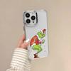 Чехол для телефона 'Классический Гринч' для IPhone 17 Air 16 E 15 14 13 12 11 Plus Pro Max Электроplated Прозрачный Мягкий Чехол
