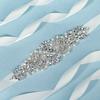 Silver Crystal Bridal Sash For Women Elegant Wedding Dress Belt With Stones New Rhinestone Pearl Bridal Belt Dresses Accessories