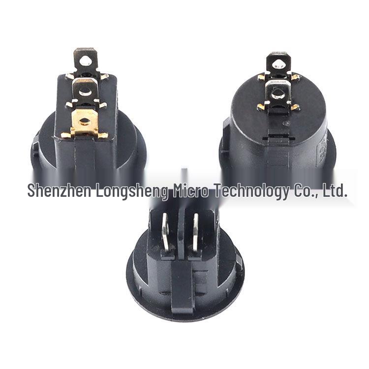 Кулисный переключатель KCD1: Круглый, Подсветка, 2/3/4-контактный, 2/3-позиционный, 6A 250V, Отверстие 20 мм.