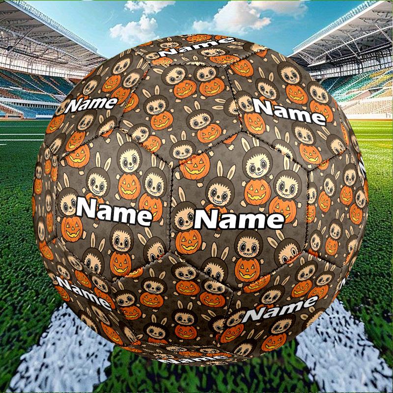 Custom Name Personalized Labubu Print Size 5 Soccer Ball Training & Match Football, for Team, Kicking, Gift for Football