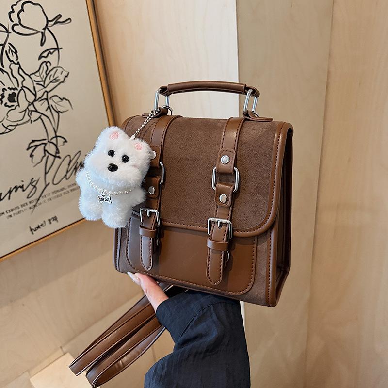 Autumn and Winter Retro Backpack Women's Exquisite Versatile Backpack Mini Travel Small Bag