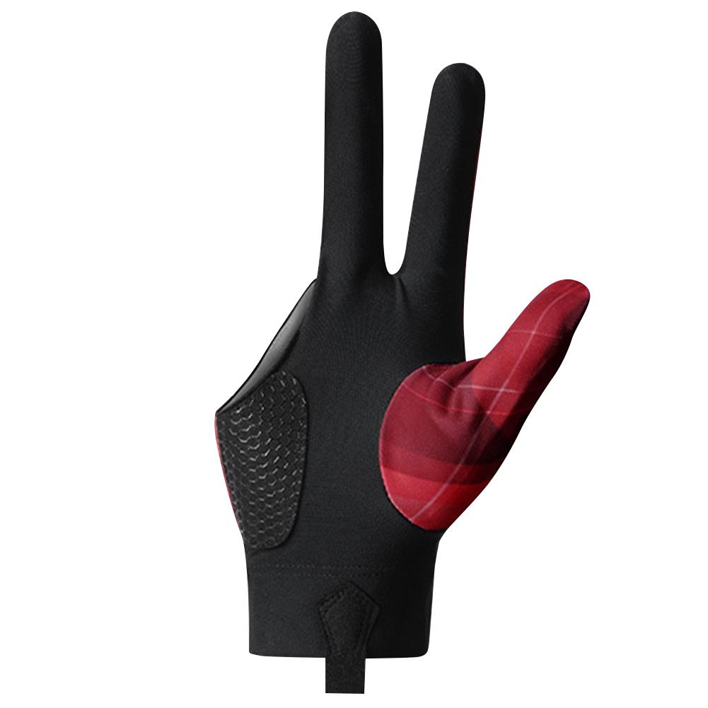 Перчатки для бильярда с открытыми пальцами, регулируемая наклейка, перчатки из полиэстера для снукера, портативные легкие многоразовые любительские тренировки