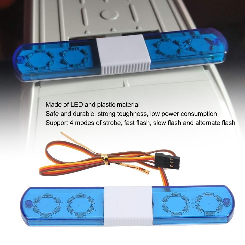 Multi-Function RC Alarming Light 115mm Light Bar Lamp Durable Alarming Light RC Car