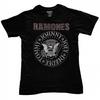 Ramones Unisex Adult Presidential Seal Embellished T-Shirt