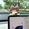 Tesla Girls Interior Screen Ornament: Master Dog Car Decoration for Center Console