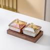 Skagen Luxury Compartmented Glass Serving Platter