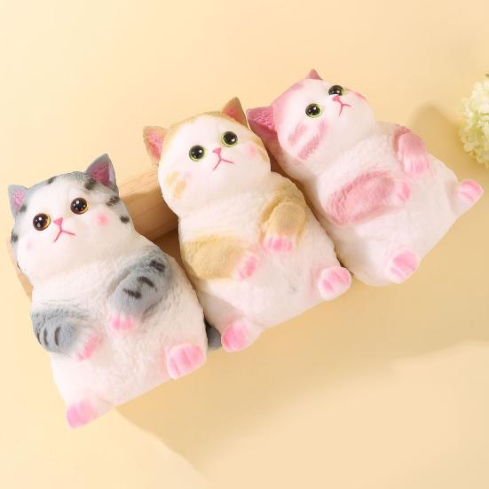 Симуляция кошки, игрушка для сдавливания, снятие стресса, щипок для котенка, сенсорная игрушка для детей