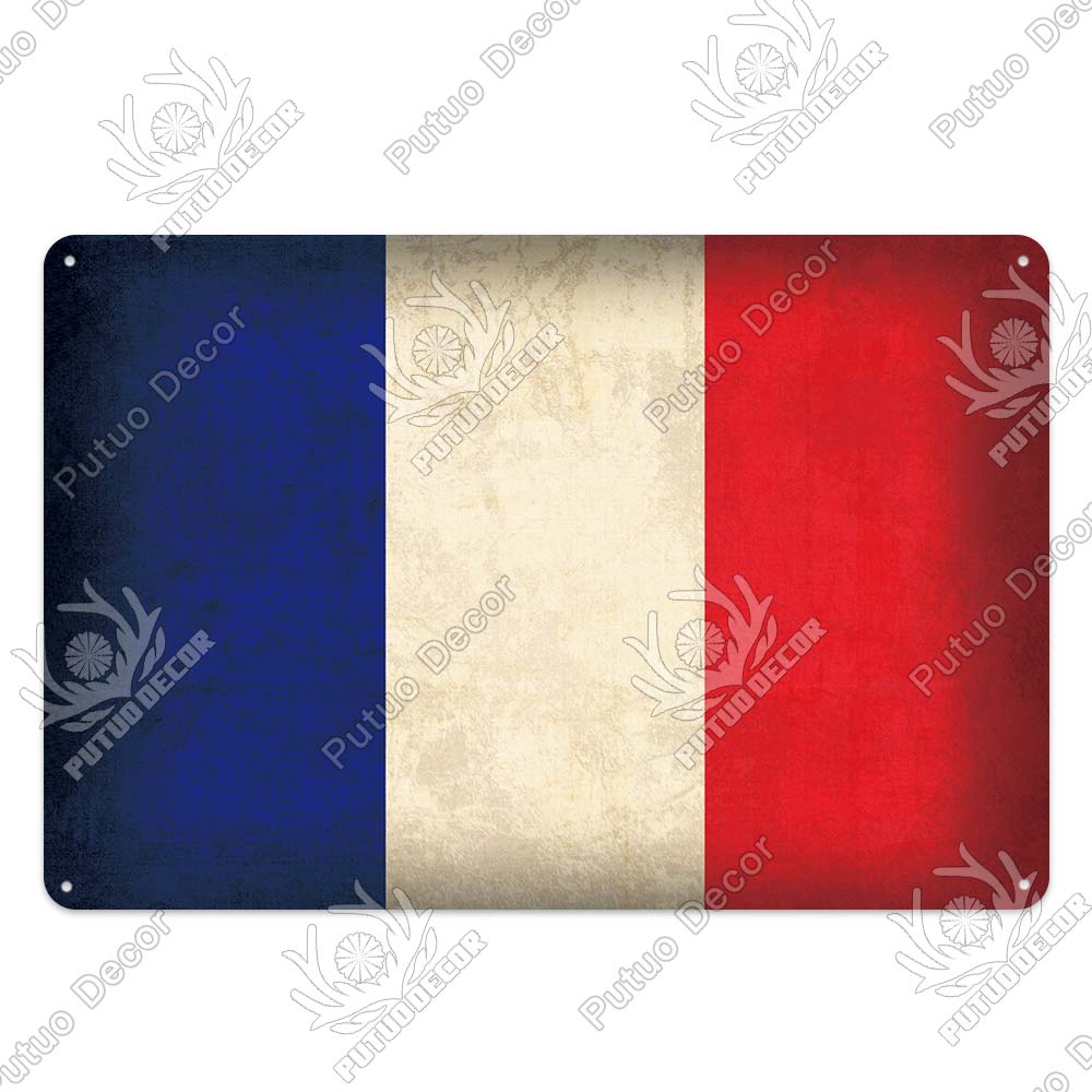 Decor Flag Vintage Metal Sign Tin Sign Decorative Plaque Wall Decor Bar Pub Man Cave Living Room Home Door Decoration