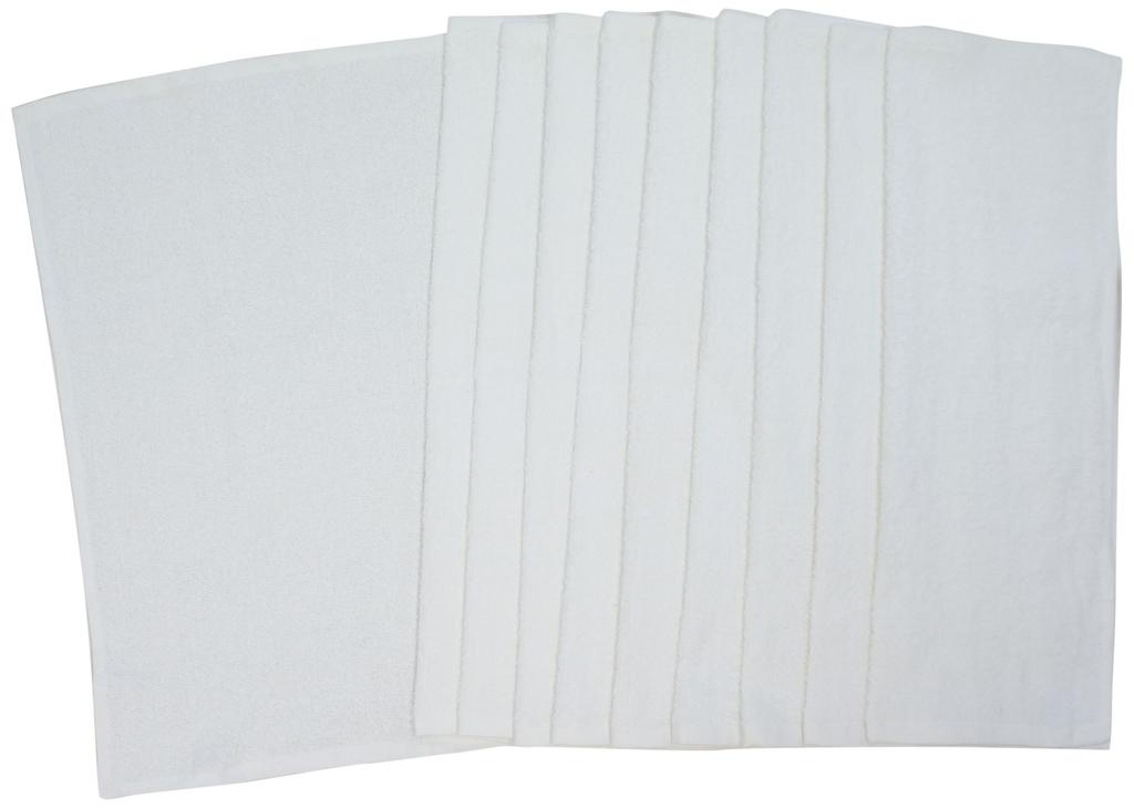 Pikarin 210 Car Wash Towels (White, 10-Pack) CW210-W