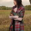 PREMIERE AMOUR Cozy Check Wool Muffler - Green