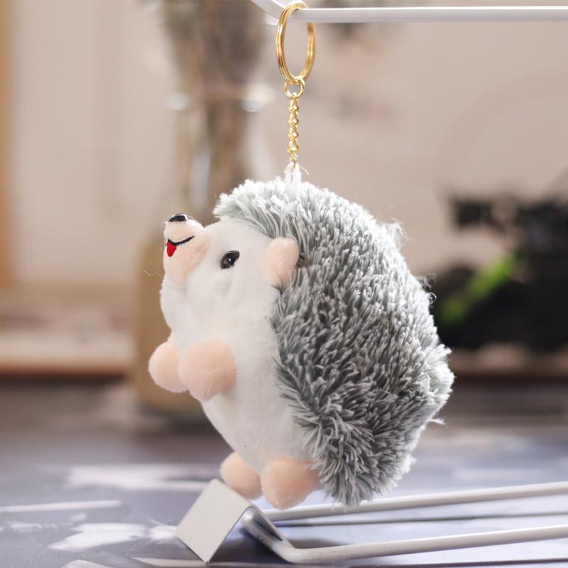 Cute Stuffed Hedgehog Keychain Plush Toy Soft Pp Cotton Small Gift For Kids