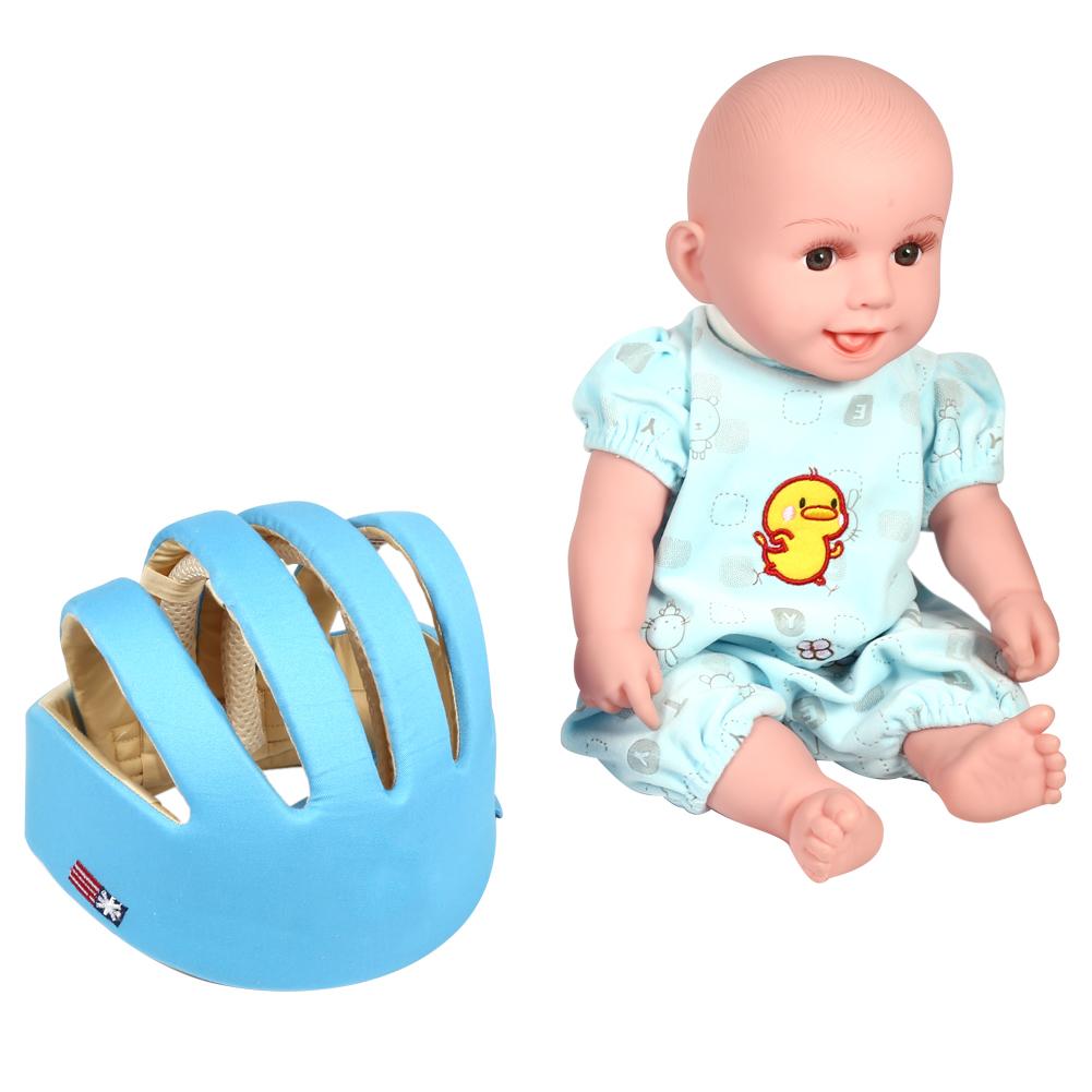 1 шт. 100% хлопок детский уход шапка шлем для малышей младенец девочки мальчики защита