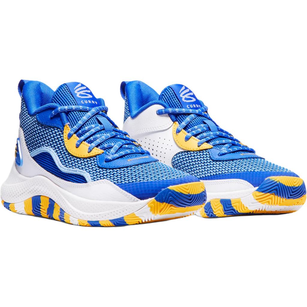 Under Armour Curry 3Zer0 24 GS Warriors Kids Sneakers Blue Team-Royal White 3027627-400