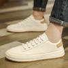 Men High Quality Leather Casual Shoes Minimalist Designer Outdoor Flat Designer Shoes Tenis Masculino Comfort Lace-up Sport Shoe