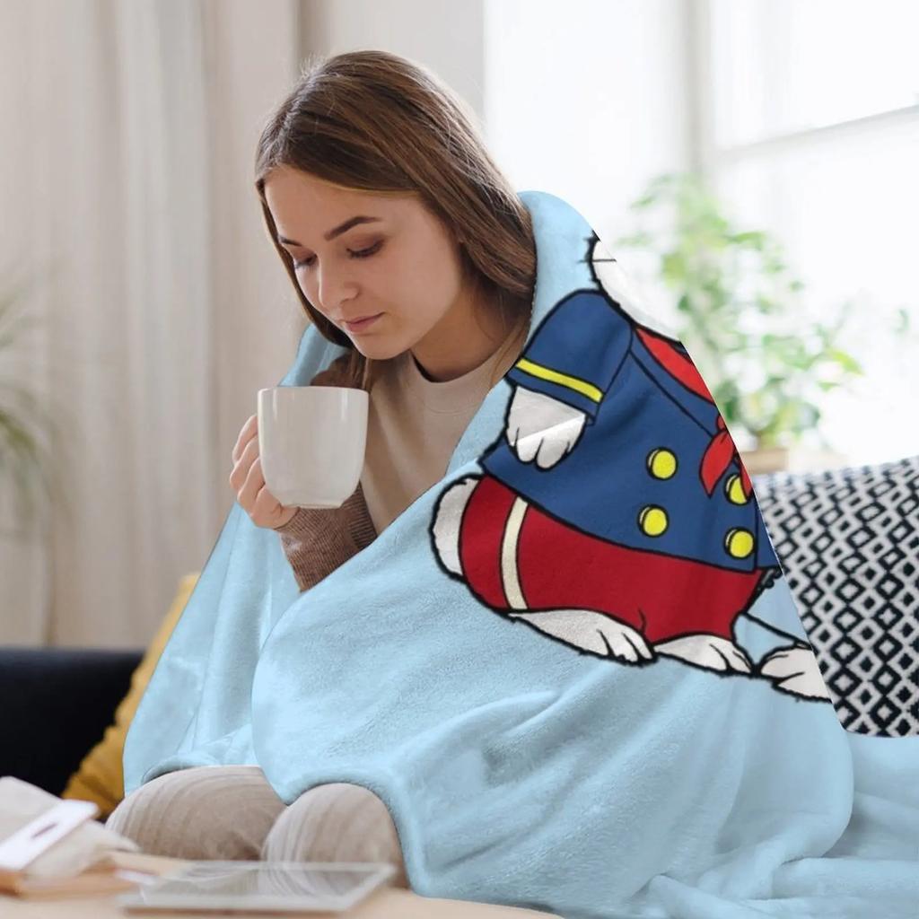 Плед-покрывало Max and Ruby с кроликами, мягкий флис Шерпа, теплое одеяло для зимы