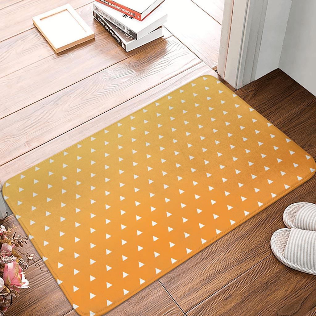 Demon Slayer Floor Door Bathroom Kitchen Mats Anti-Slip Indoor Doormat Garage Entrance Rug Carpet Footpad