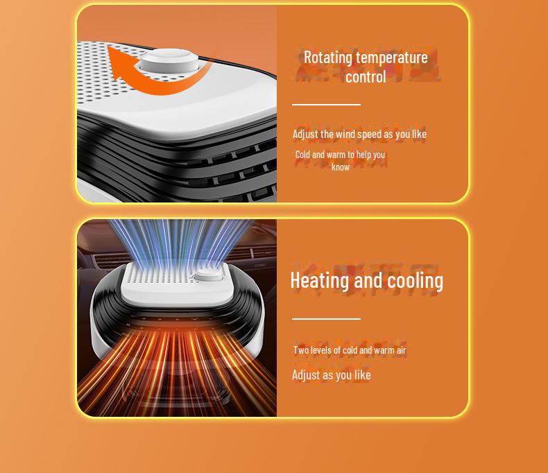 Электрический обогреватель-вентилятор для легковых и грузовых автомобилей 12 В/24 В - быстрый зимний обогреватель и подогрев