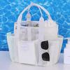 9017 Mesh Beach Bag Outdoor Swimming Toiletries Storage Tote Portable Cosmetic Handbag